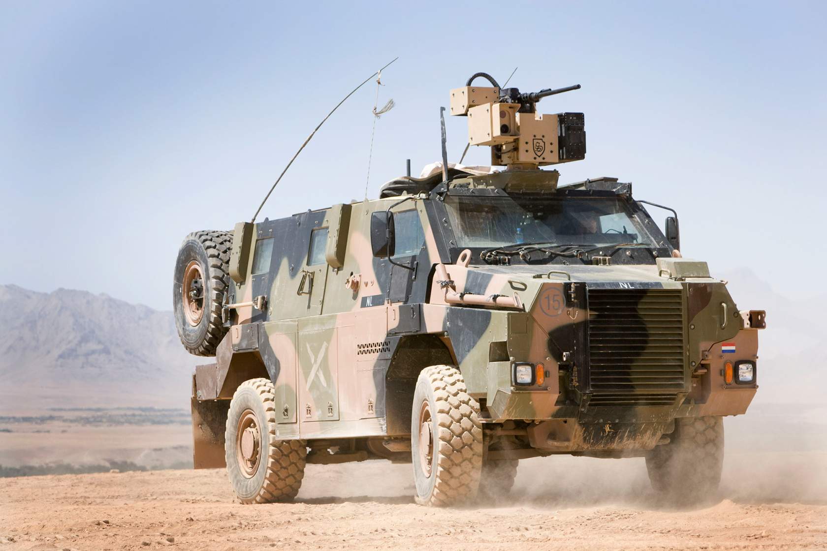 Bushmaster army vehicle