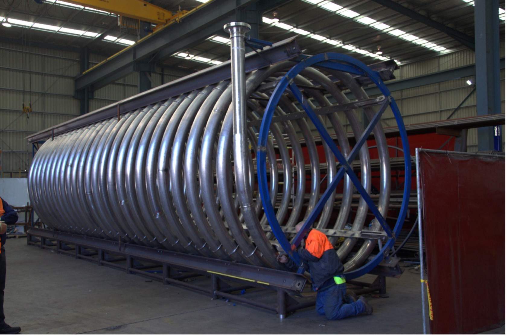 Stainless steel heating coil for Crystal Pigments